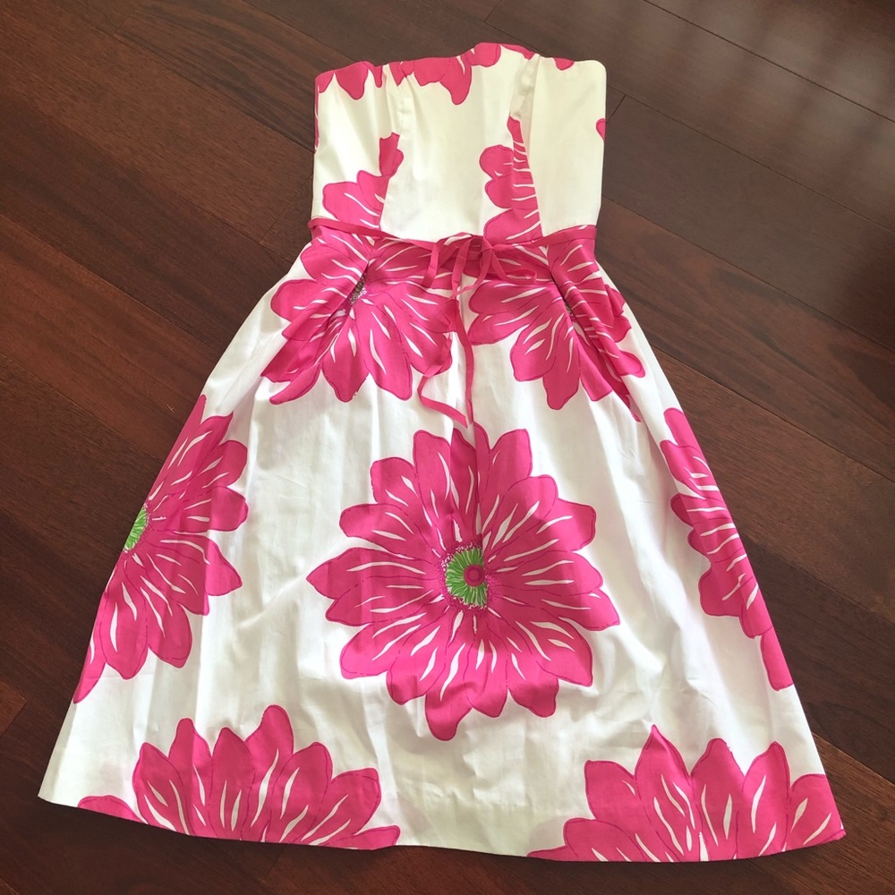 NWT 🎁 Classic Lily Pulitzer strapless dress size 2